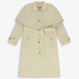 Thumbnail 6 of Hunter Women's Keltie Cape Trench Coat - Gravel