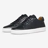 Thumbnail 2 of Oliver Sweeney Men's Kendal Milled Leather Cupsole Trainers - Navy