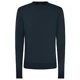 Thumbnail 1 of Belstaff Men's Merino Wool Kerrigan Crew Neck Jumper - Black