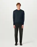 Thumbnail 2 of Belstaff Men's Merino Wool Kerrigan Crew Neck Jumper - Black