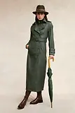 Thumbnail 4 of Holland Cooper Women's Full Length Kendal Waterproof Trench Coat - Evergreen
