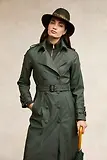 Thumbnail 5 of Holland Cooper Women's Full Length Kendal Waterproof Trench Coat - Evergreen