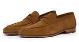 Thumbnail 2 of Oliver Sweeney Men's Keyworth Calf Suede Penny Loafers - Whiskey
