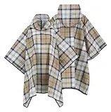 Thumbnail 2 of Barbour Women's Portree Tartan Poncho - Hessian/Navy Tartan