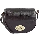 Thumbnail 1 of Barbour Women's Eilein Leather Saddle Bag - Black Cherry