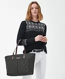 Thumbnail 4 of Barbour Women's Quilted Tote Bag - Olive