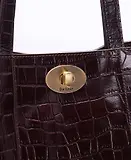 Thumbnail 8 of Barbour Women's Eilein Leather Tote Bag - Black Cherry