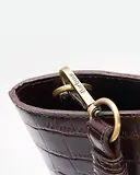 Thumbnail 6 of Barbour Women's Eilein Leather Tote Bag - Black Cherry
