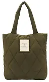 Thumbnail 1 of Barbour Women's Mariah Quilted Tote Bag - Olive