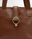 Thumbnail 6 of Barbour Women's Alder Leather Tote Bag - Brown