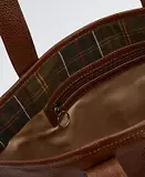 Thumbnail 9 of Barbour Women's Alder Leather Tote Bag - Brown