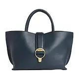 Thumbnail 1 of Barbour Women's Alder Mini Leather Tote Bag - Navy