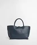 Thumbnail 4 of Barbour Women's Alder Mini Leather Tote Bag - Navy