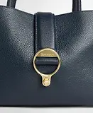 Thumbnail 5 of Barbour Women's Alder Mini Leather Tote Bag - Navy