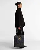 Thumbnail 2 of Barbour Women's Tartan Arlene Quilted Tote Bag - Shadow Classic Tartan