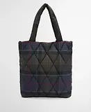Thumbnail 4 of Barbour Women's Tartan Arlene Quilted Tote Bag - Shadow Classic Tartan