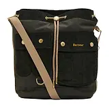 Thumbnail 1 of Barbour Women's Mia Waxed Drawstring Tote Bag - Fern