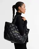 Thumbnail 3 of Barbour International Women's Soft Quilted Battersea Tote Bag - Black