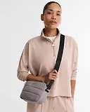 Thumbnail 2 of Barbour International Women's Monaco Check Baffle Quilted Crossbody Bag - Truffle Check