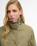 Thumbnail 5 of Barbour Women's Cropped Beadnell Casual Jacket - Bleached Olive/Ancient/Gardenia