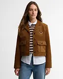 Thumbnail 2 of Barbour Women's Emmy Cord Jacket - Tan / Shadow Classic