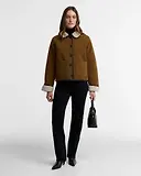 Thumbnail 3 of Barbour Women's Penny Fleece Cord Jacket - Tan / Ecru
