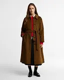 Thumbnail 2 of Barbour Women's Antonella Cord Trench Coat - Tan / Birchwood Dress