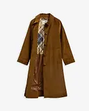 Thumbnail 6 of Barbour Women's Antonella Cord Trench Coat - Tan / Birchwood Dress