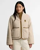 Thumbnail 2 of Barbour Women's Elenora Fleece Jacket - Ecru