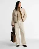 Thumbnail 3 of Barbour Women's Elenora Fleece Jacket - Ecru
