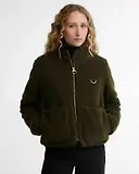 Thumbnail 2 of Barbour Women's Elenora Fleece Jacket - Olive