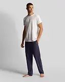 Thumbnail 4 of Lyle & Scott Men's 3 Pack Lounge T-Shirts - Jet Black/ Mid Grey Marl/ White