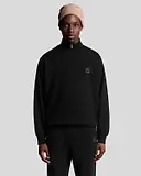 Thumbnail 2 of Lyle & Scott Men's Loungewear 1/4 Zip Sweatshirt -  Jet Black