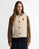 Thumbnail 2 of Barbour Women's Bowes Fleece Gilet - Ecru
