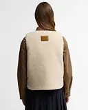 Thumbnail 4 of Barbour Women's Bowes Fleece Gilet - Ecru