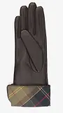 Thumbnail 2 of Barbour Women's Lady Jane Leather Gloves - Choc/Classic