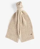 Thumbnail 5 of Barbour Women's Saltburn Beanie & Scarf Gift Set - Pearl