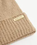 Thumbnail 4 of Barbour International Women's Sparkle Beanie & Scarf Gift Set - Oat