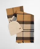 Thumbnail 2 of Barbour Women's Pendle Beanie & Blair Scarf Gift Set - Hessian Navy
