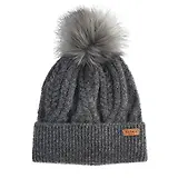 Thumbnail 1 of Barbour Women's Elsdon Cable-Knit Beanie - Classic Grey