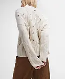 Thumbnail 7 of Barbour Women's Fleur Cable-Knit Wool Jumper - Ecru