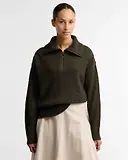 Thumbnail 2 of Barbour Women's Lavensdale Half-Zip Jumper - Olive