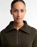 Thumbnail 5 of Barbour Women's Lavensdale Half-Zip Jumper - Olive