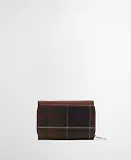 Thumbnail 3 of Barbour Women's Rosa Leather French Purse - Brown/Classic Tartan