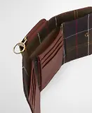 Thumbnail 8 of Barbour Women's Rosa Leather French Purse - Brown/Classic Tartan