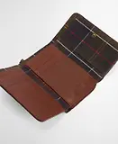 Thumbnail 9 of Barbour Women's Rosa Leather French Purse - Brown/Classic Tartan