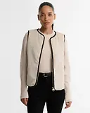 Thumbnail 2 of Barbour International Women's Oulton Faux-Fur Liner - Lt Stone / Black