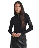 Thumbnail 2 of Barbour International Women's Hailey Half-Zip Top - Black