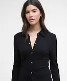 Thumbnail 6 of Barbour International Women's Chloe Ribbed Top - Black