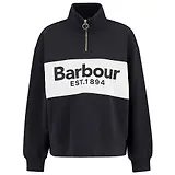 Thumbnail 1 of Barbour Women's Zaria Quarter-Zip Jumper - Dark Navy